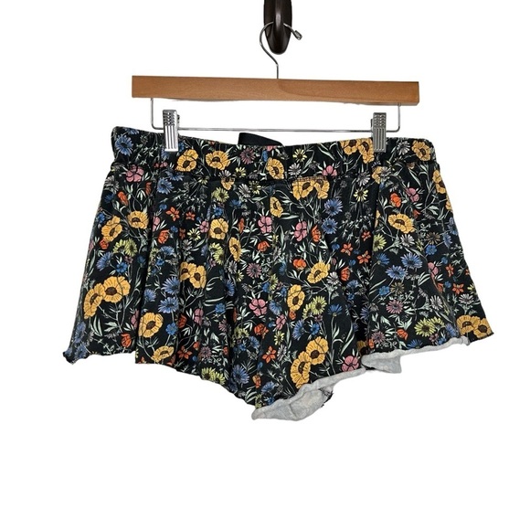 Intimately Free People Floral A Go-Go Swing Shorts Sz Medium Flowy Drawstring - Picture 4 of 10